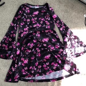 Ella Moss youth 12 black and pink dress